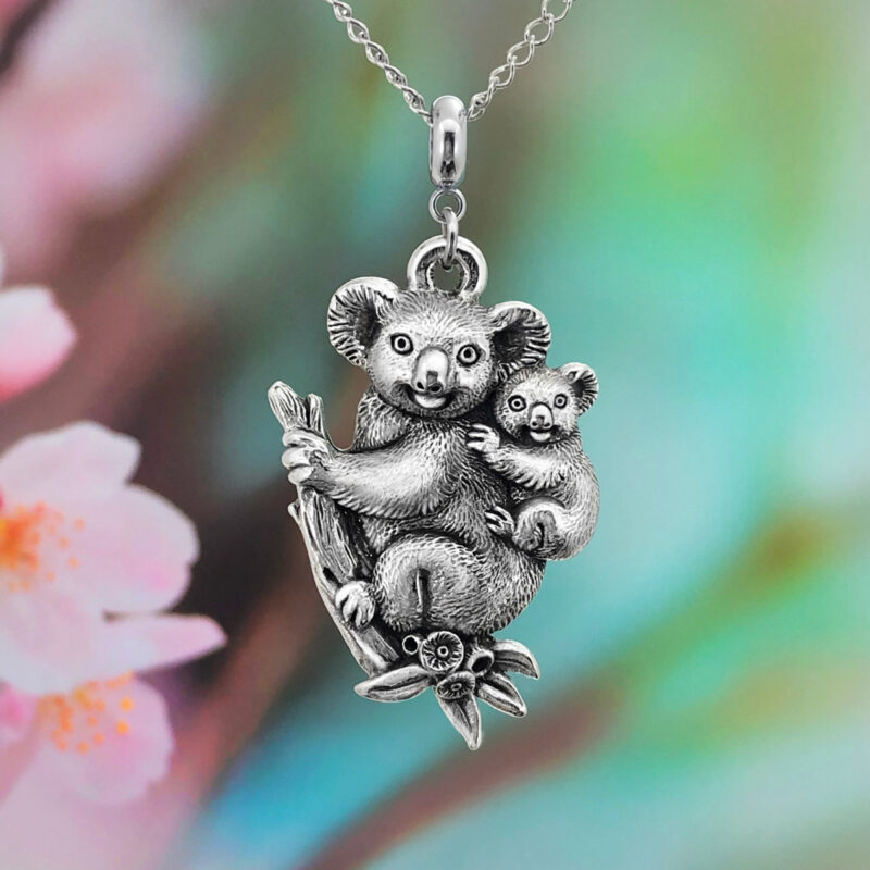 Koalas Larger Necklace Premium Australian Made Gift by Oz Art Studios