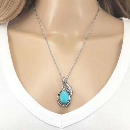 Platypus Turquoise Magnesite Necklace - Image 2